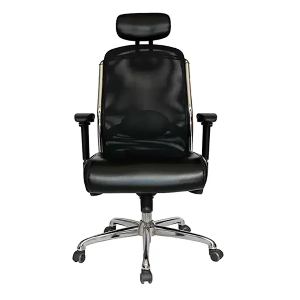 [OHE-195negro] SILLA EJECUTIVA CROMA