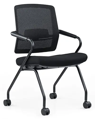 [OHV-138 NEGRO] SILLA VISITANTE FLEX RESPALDO MALLA