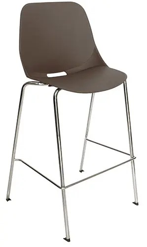 SILLA VISITANTE QUICK ALTA POLIPROPILENO EXPUESTO