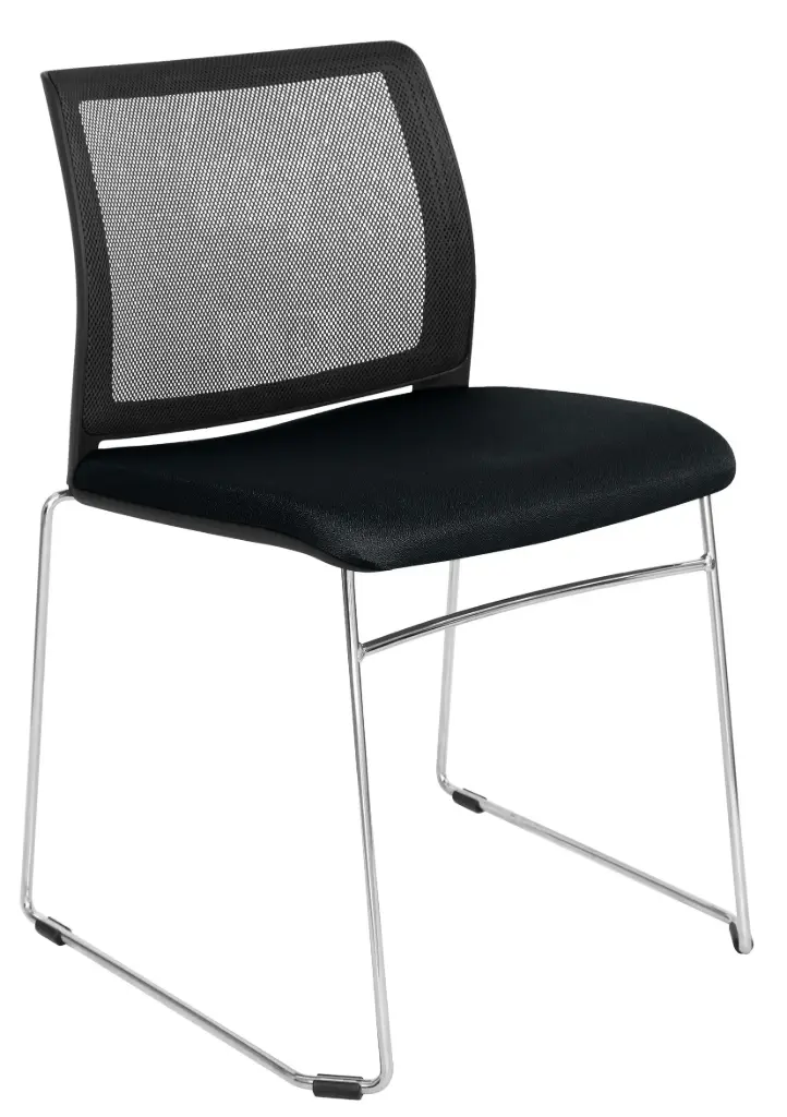 [OHV-104] SILLA ALPHA ASIENTO TAPIZADO RESPALDO EN MALLA ALTA
