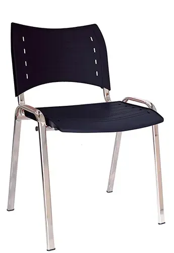 [OHV-2700 NE CR] SILLA INNOVA POLIPROPILENO EXPUESTO BASE CROMADA