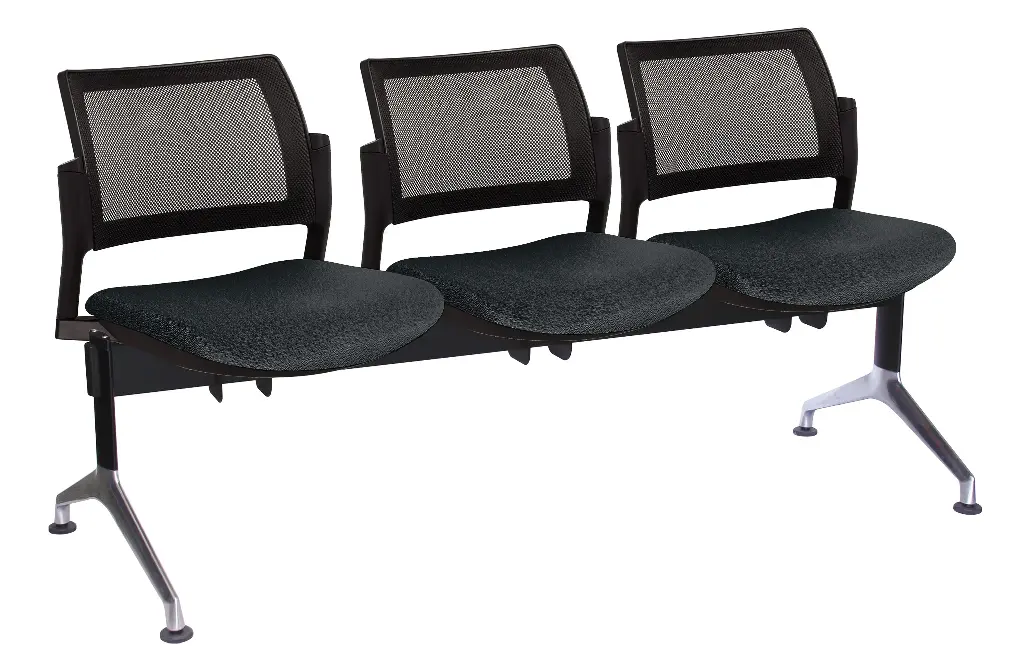 BANCA KYOS 3 PLAZAS RESPALDO MALLA