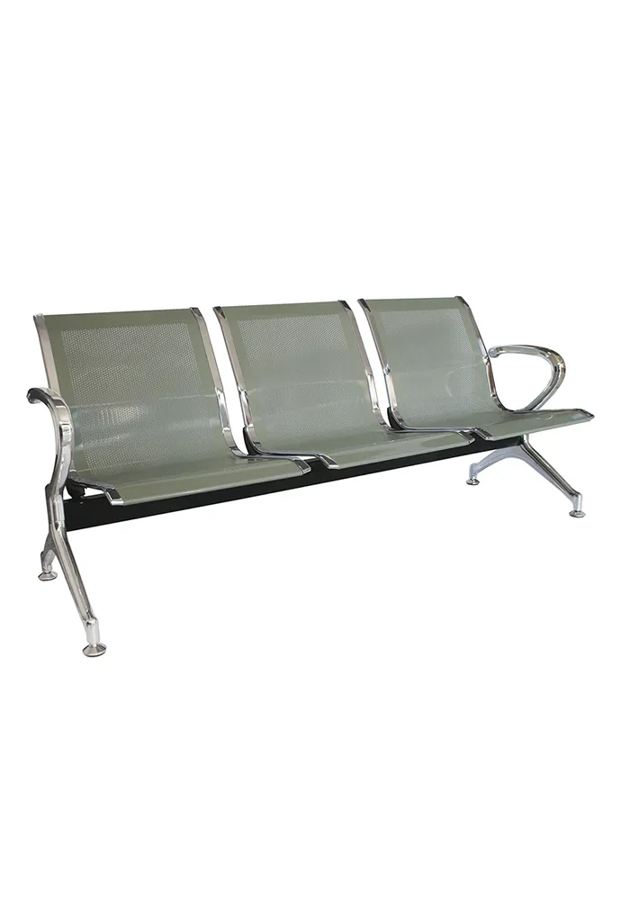 [OHR-2800-3P CR Cromada] BANCA IVY 3 PLAZAS