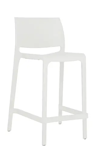 [OHV-7211C W9 Blanco] SILLA VISITANTE SENSILLA COUNTER STOOL (BLANCO)