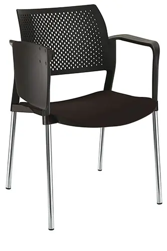 PUPITRE KYOS CON BRAZOS POLIPROPILENOS EXPUESTOS CROMADA