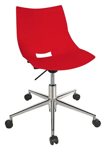 SILLA OPERATIVA SHELL POLIPROPILENO EXPUESTO