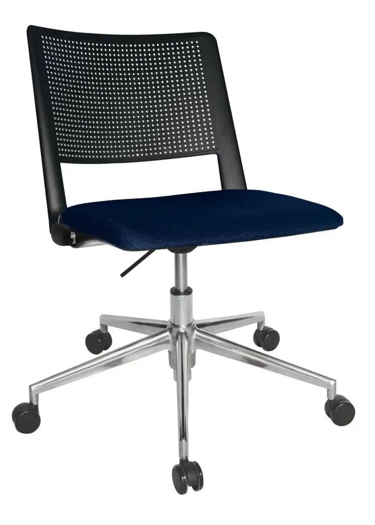 SILLA OPERATIVA REVOLUTION ASIENTO TAPIZADO RESPALDO POLIPROPILENO OHS-87AL