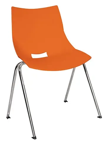 SILLA SHELL POLIPROPILENO EXPUESTO