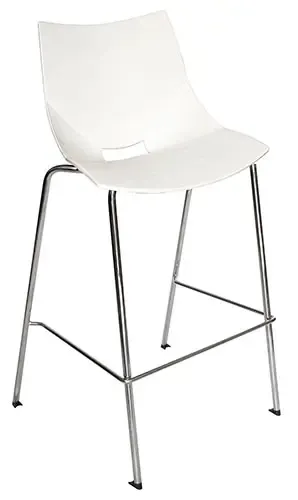 SILLA SHEL ALTA POLIPROPILENO EXPUESTO