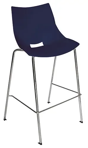 SILLA SHEL ALTA POLIPROPILENO EXPUESTO