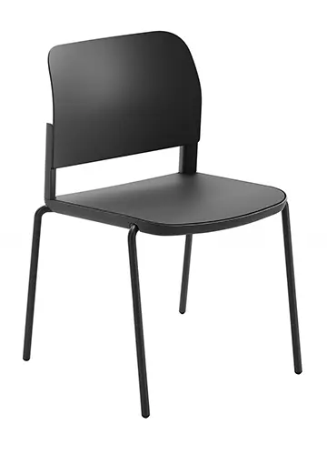 [OHV-11 NEGRO/NEGRO] SILLA VISITANTE CIAO (negro)