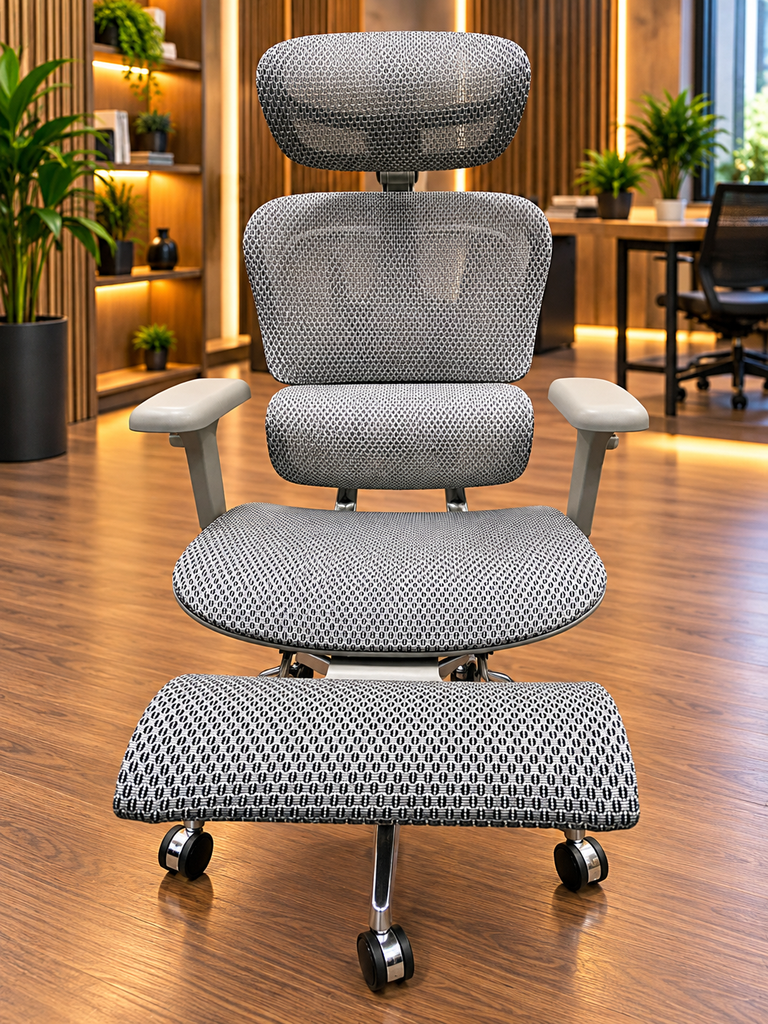 SILLA DIRECTIVA TOTAL GRIS