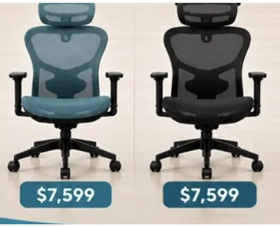 SILLA DIRECTIVA TOTAL ECONOMICA AZUL o NEGRA)