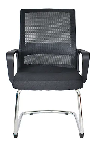 [OHV-94 PLUS NEGRO CR] SILLON VISITANTE SLING TRINEO CROMADO