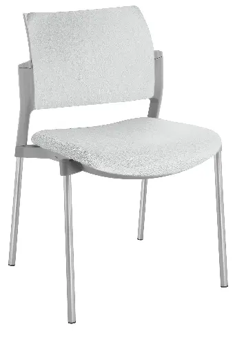 SILLA KYOS ESTRUCTURA GRIS ASIENTO Y RESPALDO TAPIZADO