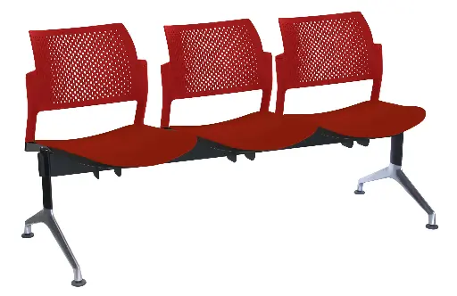 BANCA KYOS 3 PLAZAS, PLASTICOS EXPUESTOS