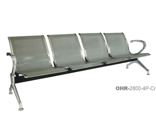 [OHR-2800-4P CR Cromada] BANCA IVY 4 PLAZAS