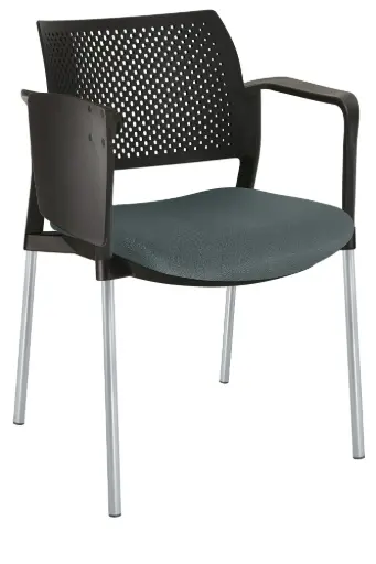 PUPITRE KYOS CON BRAZOS ASIENTO TAPIZADO RESPALDO, PLASTICOS